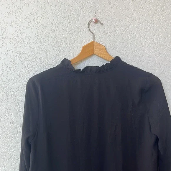 NWT H and M Black Mini Long Sleeve Dress size 8 - Picture 9 of 9